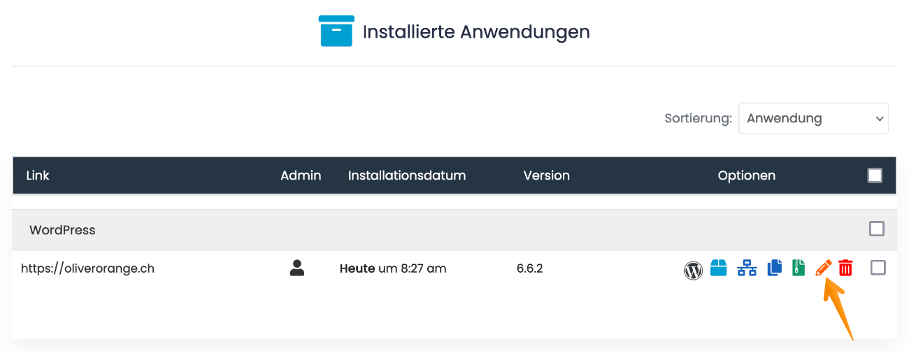 Übersicht cyon-Apps